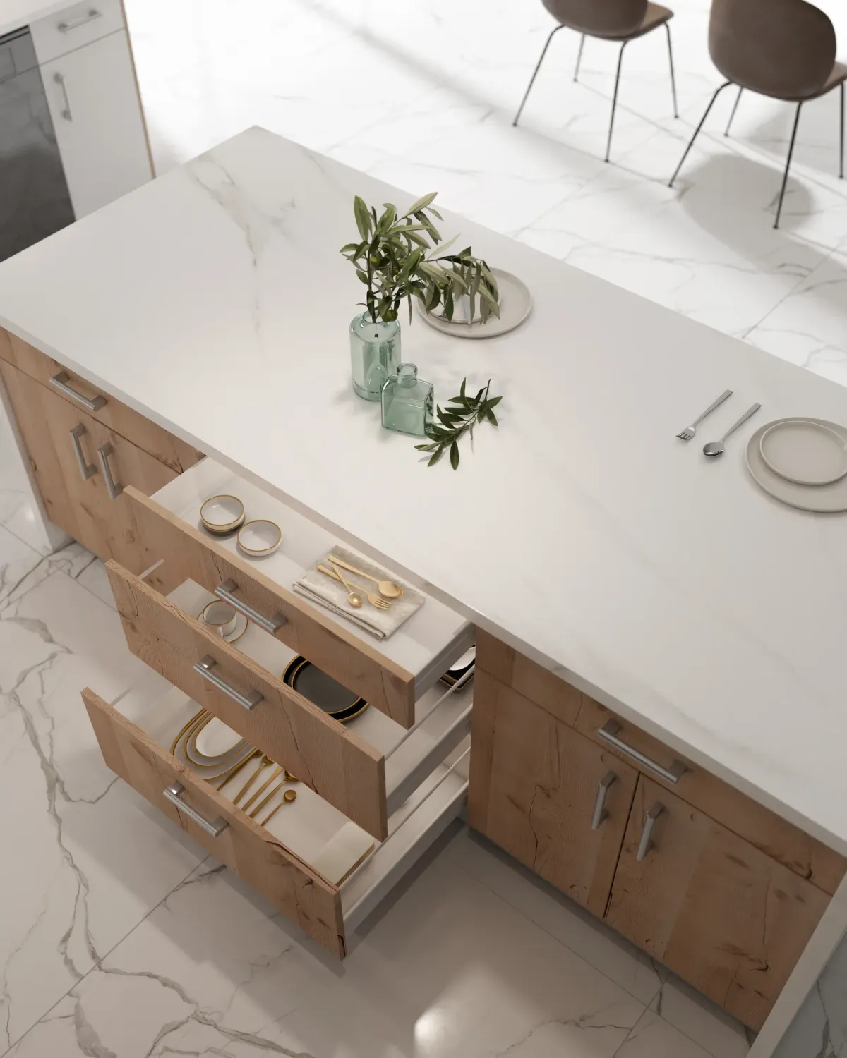 Rustic Oak kitchen