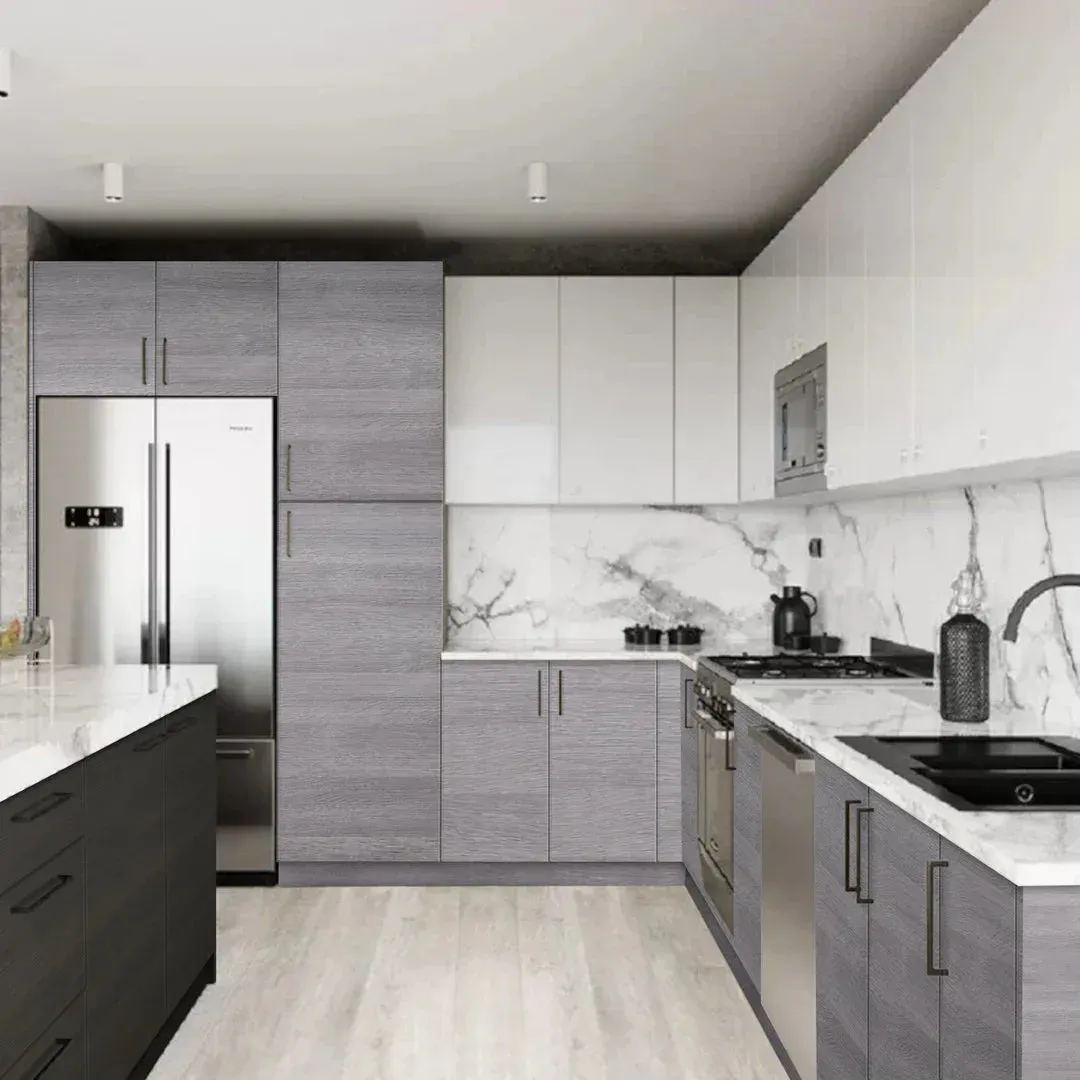 Wood Grey kitchen