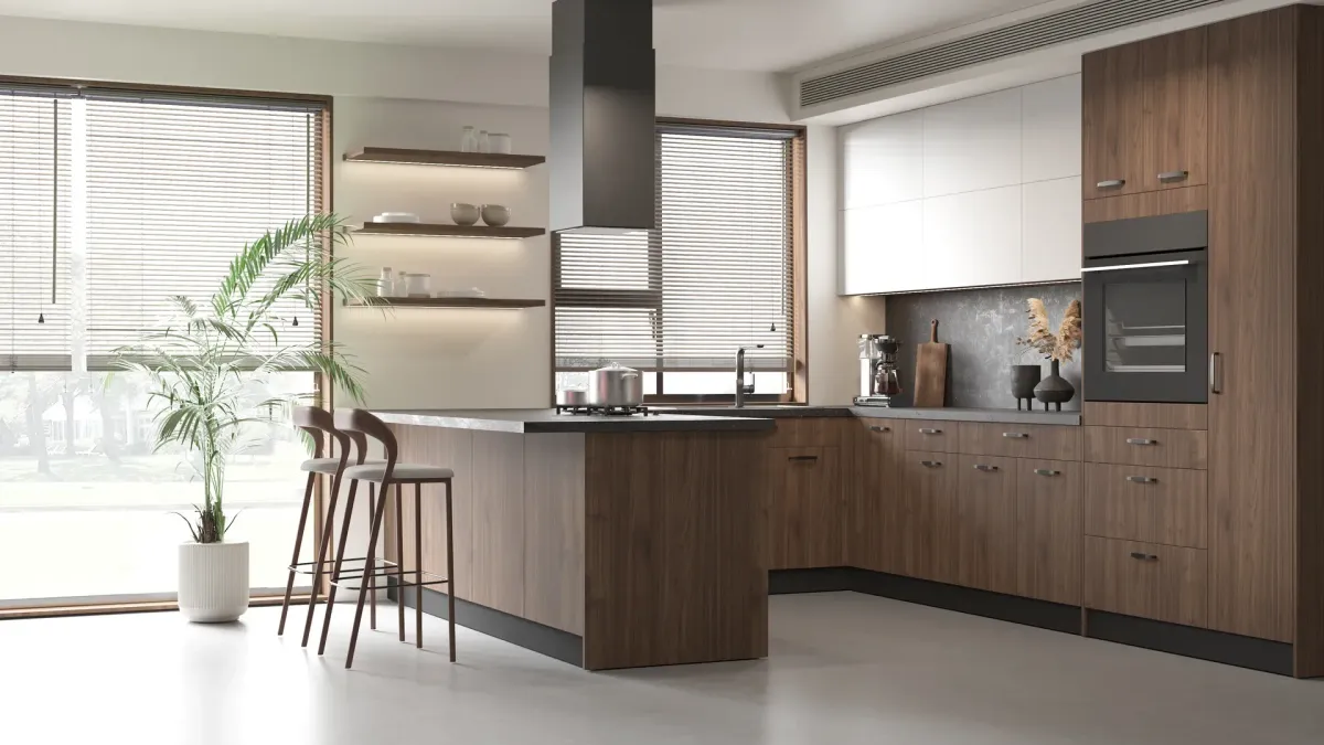 Walnut kitchen