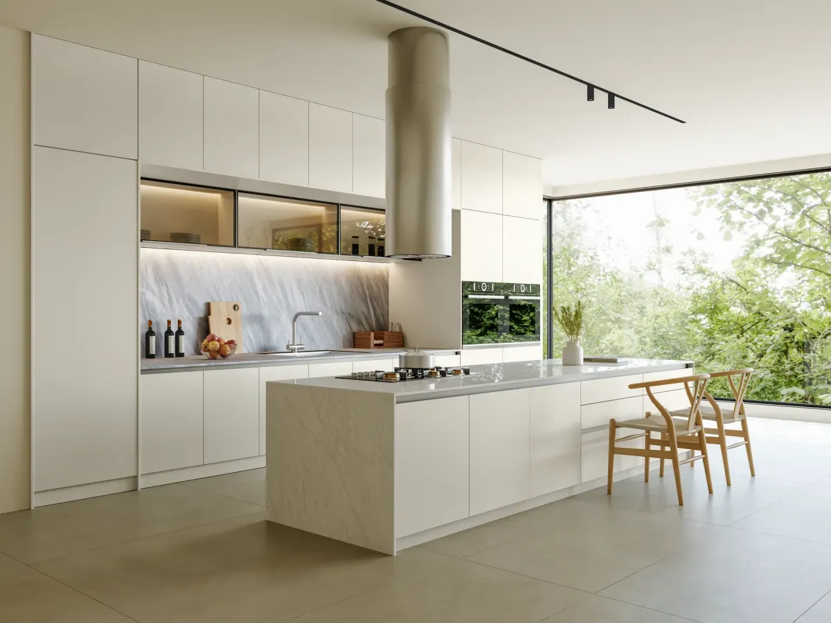 Matte Ivory kitchen