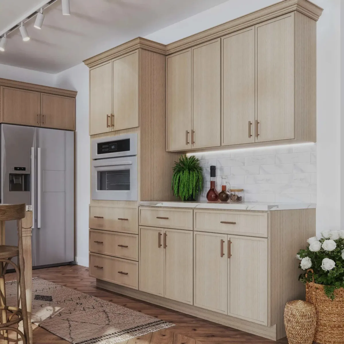 Slim Shaker Wood kitchen
